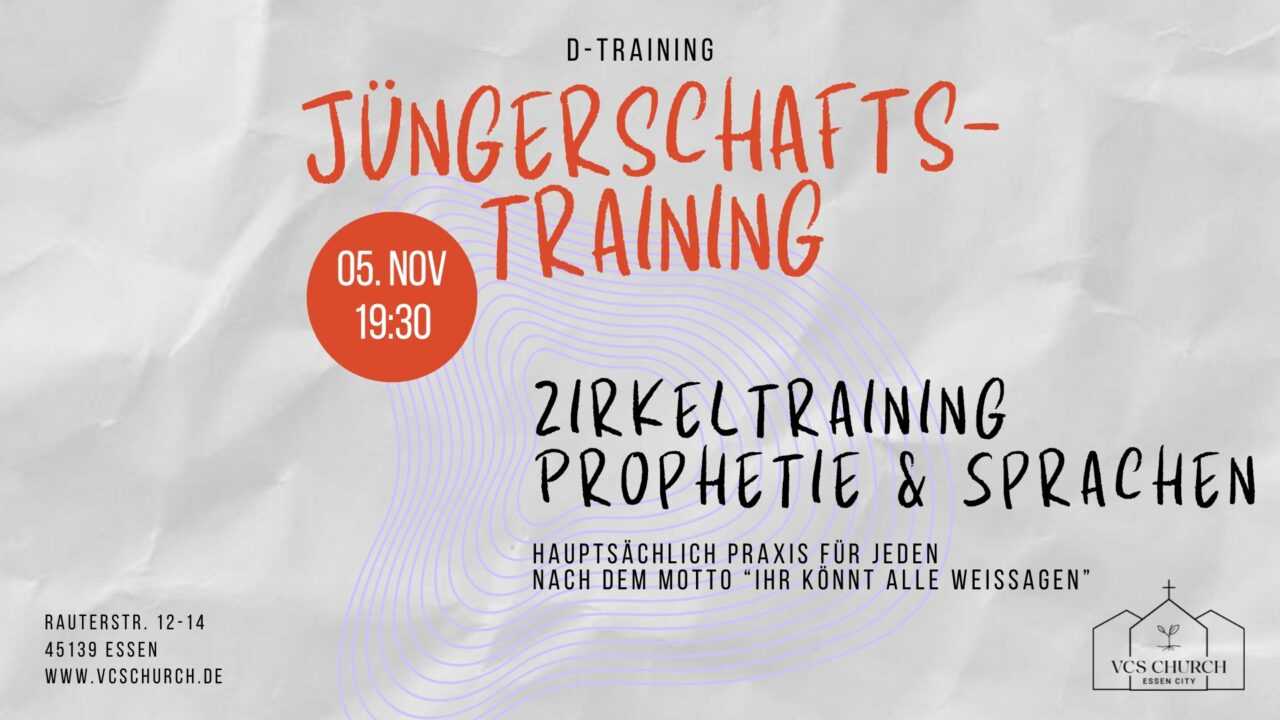 D-Training Zirkeltraining Prophetie & Sprachen